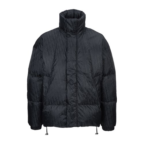 Dior Quilted Hooded Jacket with Print