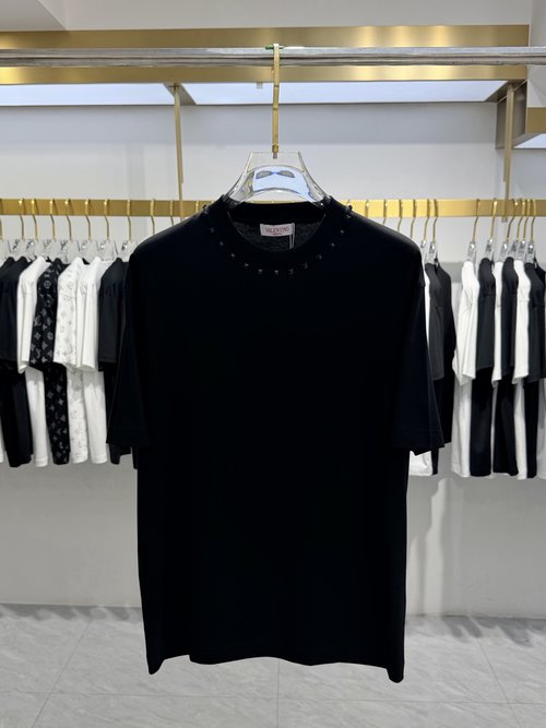 Valentino Peruvian Cotton T-shirt with 3D Logo