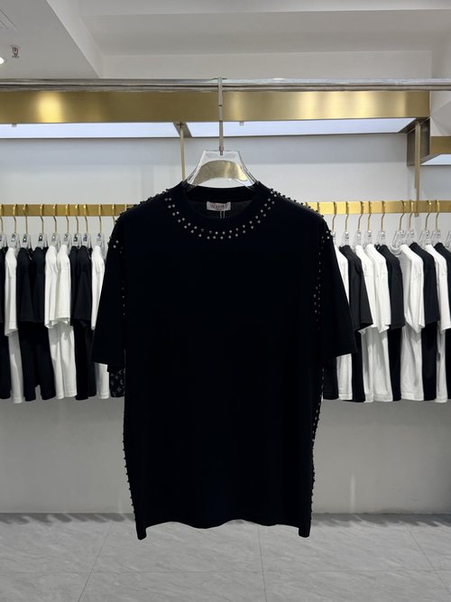 Valentino Peruvian Cotton T-shirt with 3D Logo