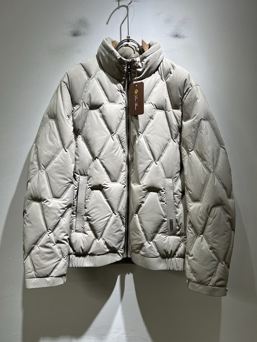 Loro Piana Casual Down Jacket with Metal Logo