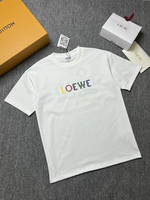 Loewe Black and White Short-sleeved T-shirt