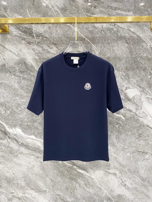 Moncler 300g Classic Logo Cotton Short Sleeve T-Shirt