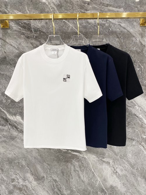Loewe Premium Cotton Short Sleeve with Classic Logo