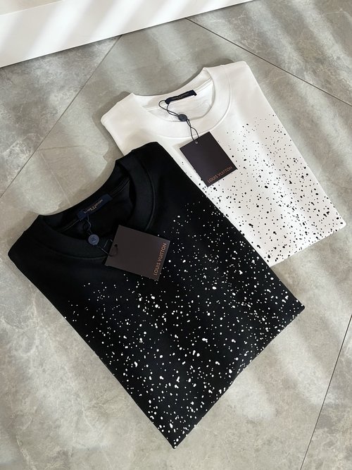 Louis Vuitton Fashionable Logo Printed Cotton T-Shirt