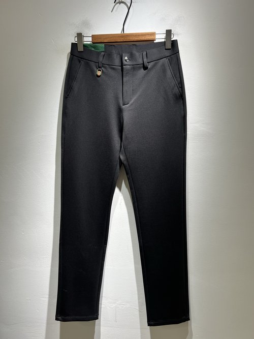 Gucci Cotton-Spandex Casual Dress Pants with Logo Hardware