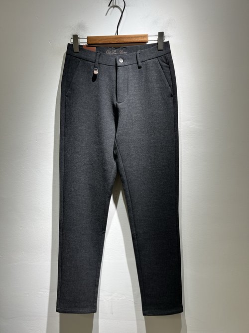 Prada Premium Cashmere Casual Trousers with Brand Elements