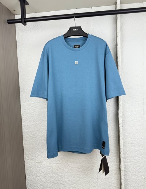 Fendi FF Appliqué Short-Sleeve T-Shirt