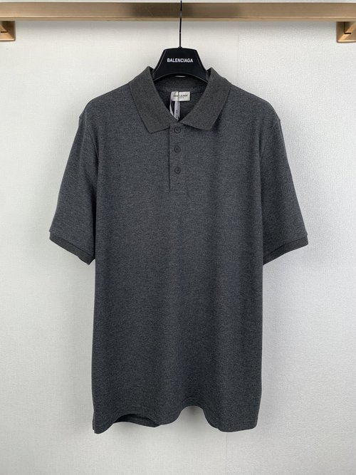 Yves Saint Laurent Logo Embroidery Polo Shirt with Premium Fabric