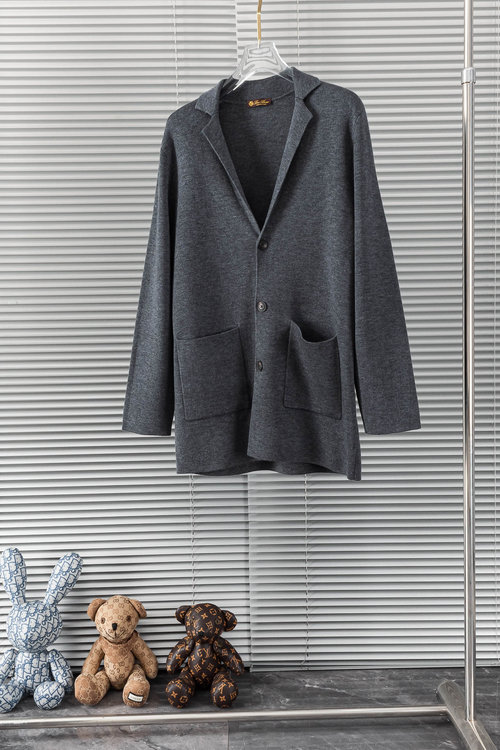 Loro Piana Premium Cashmere Wool Blend Open-knit Sweater