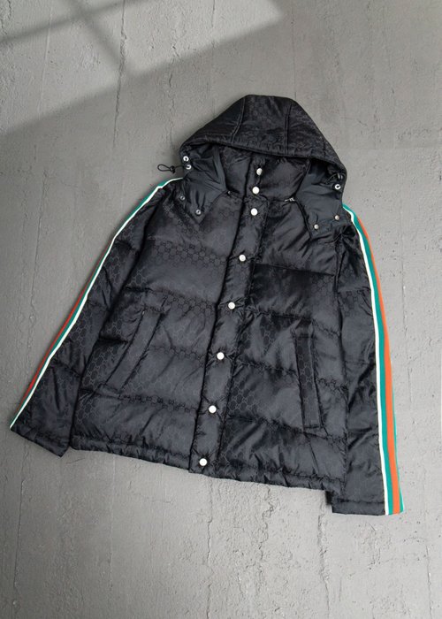 Gucci Waterproof Down Jacket with Detachable Hood