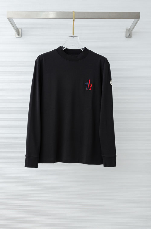 Moncler Versatile Long-Sleeved Embroidered T-Shirt