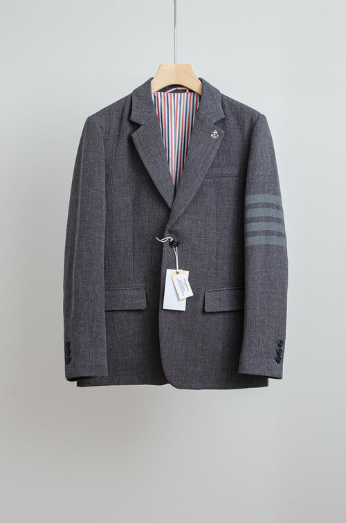 Thom Browne Luxury Solid Color Comfortable Adult Suits