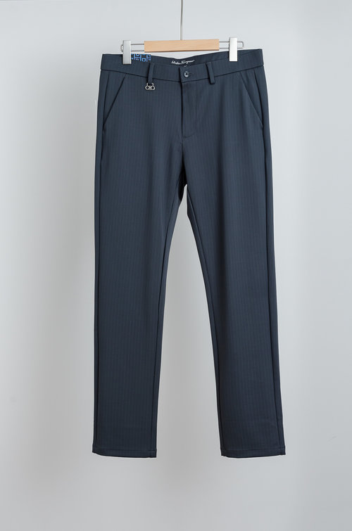 Ferragamo Minimalist Straight-Leg Casual Trousers