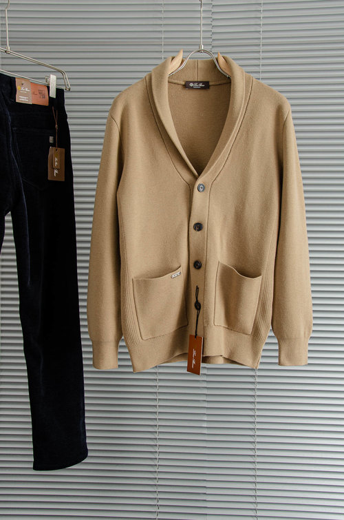 Loro Piana Luxury Cashmere Wool Blend Cardigan