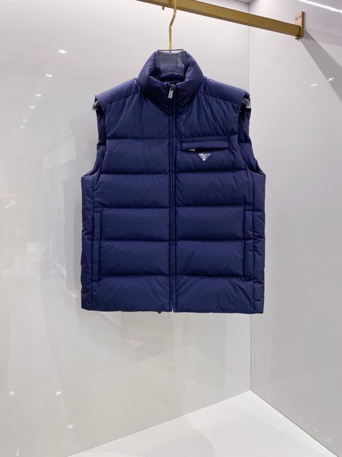 Prada Premium Down Vest Replica with Authentic Details