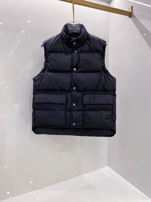 Prada New Arrival: High-Quality Down Vest with Original Look