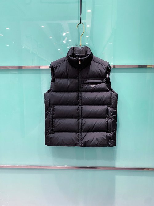 Prada Replica Down Vest with High-Quality Materials