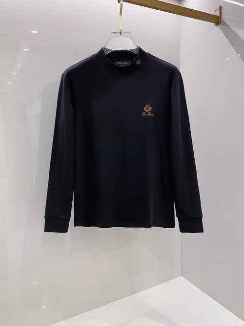 Loro Piana Fashionable Casual Long-sleeved T-shirt for Layering