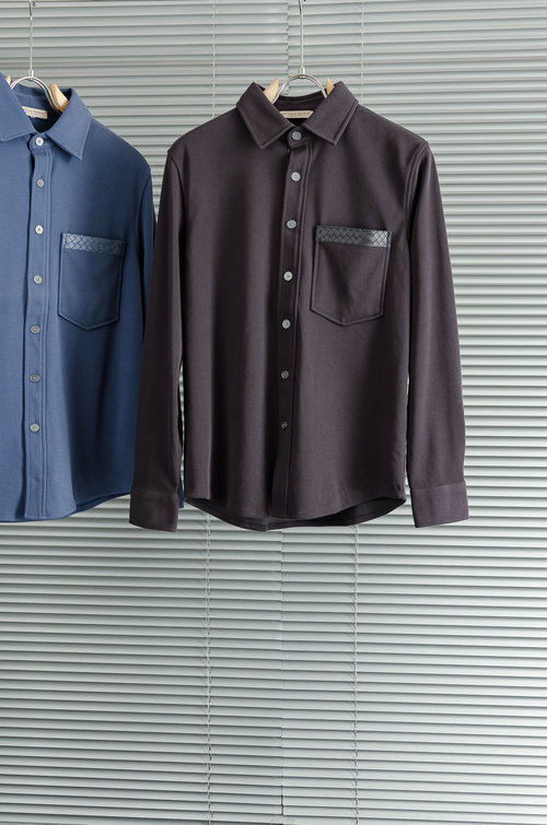 Bottega Veneta Comfortable Flannel Shirt with Good Versatility