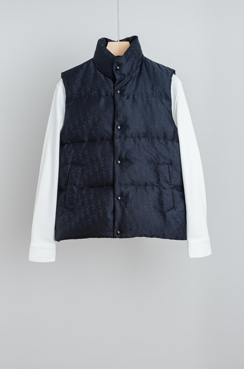 Dior Custom Jacquard Down Vest, Warm and Easy to Care For
