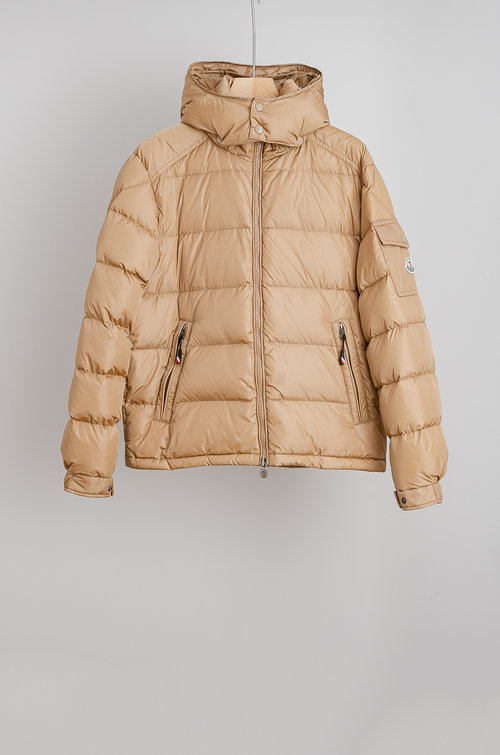Moncler Classic Quilted Waterproof Down Jacket with Logo