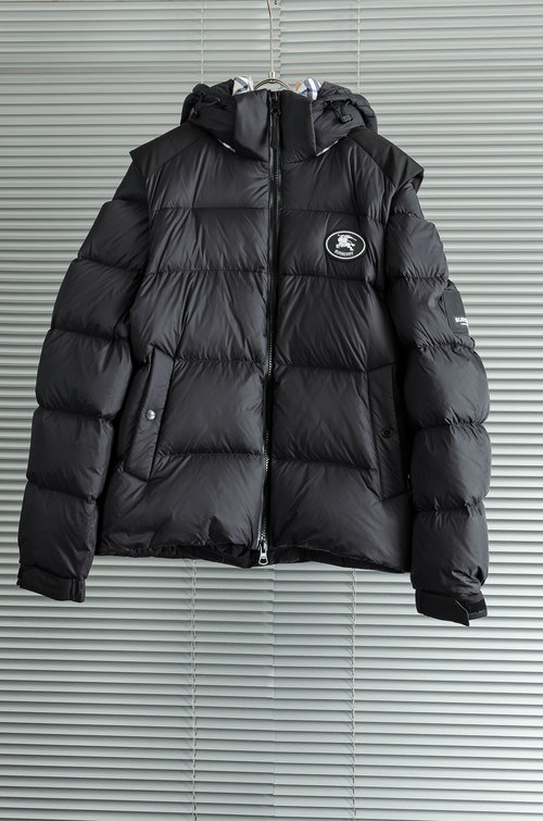 Burberry Detachable Sleeve Two-in-One Down Jacket