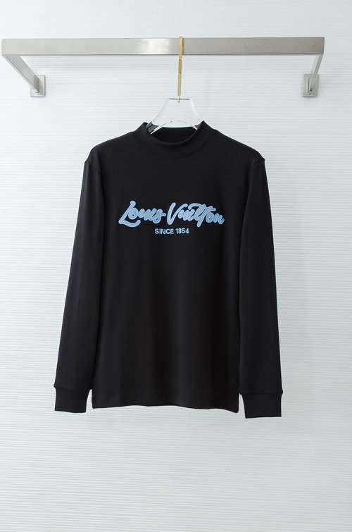 Louis Vuitton Colorful Logo Embroidered T-shirt Made of Premium Fabric