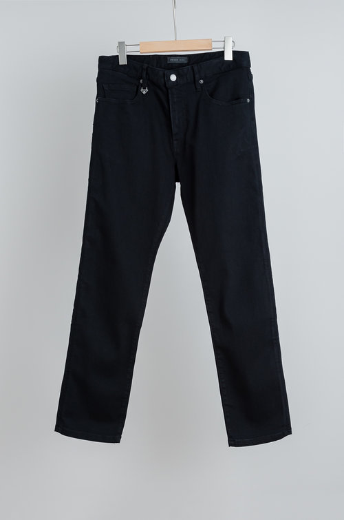 Prada Luxurious Denim Pants with Brand Details