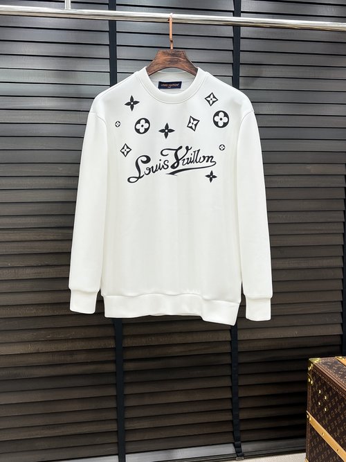 Louis Vuitton Air-Layer Knitted Pullover with Printed Embellishment