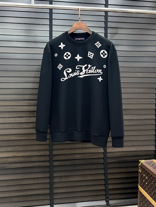 Louis Vuitton Air-Layer Knitted Pullover with Printed Embellishment