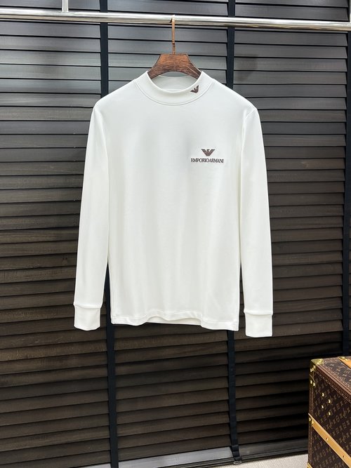 Armani All-season Wearable Cotton Base Layer with Logo