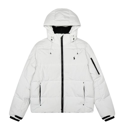 Polo Ralph Lauren  Hooded Down Jacket with Arm Zipper