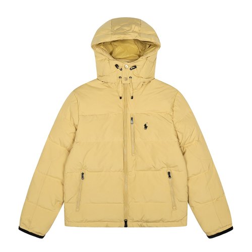 Polo Ralph Lauren  Hooded Down Jacket with Chest Zipper