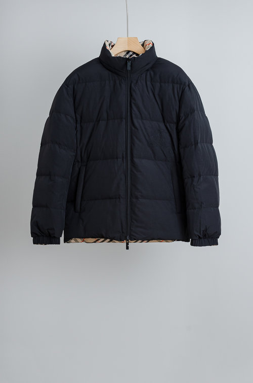 Burberry Double-Sided Down Jacket with Horse Logo