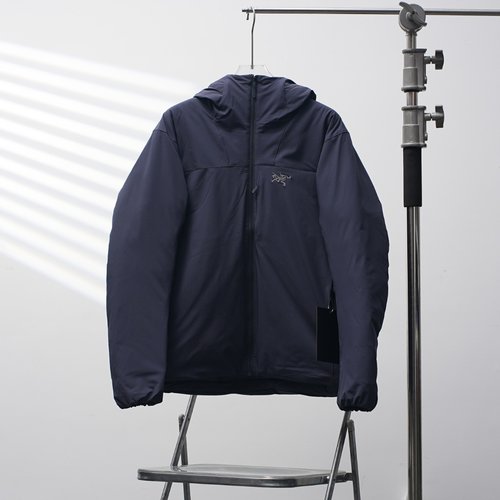 ArcTeryx Jewel Blue Hooded Down Jacket