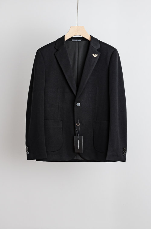 Armani High-Quality Wool Blend Knitted Casual Suit