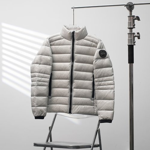 Canada Goose Cuff Logo Stand Collar Down Jacket