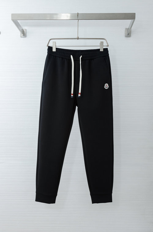 Moncler Comfortable Elastic Waist Casual Trousers